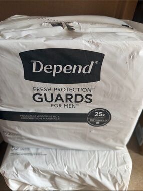 Depend Fresh Protection Guards for Men 25x aborbs 52 count
